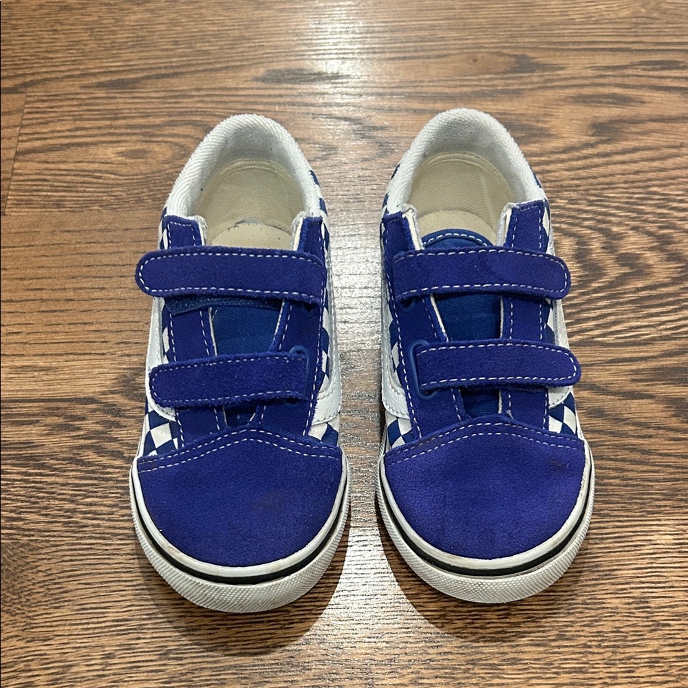 Vans Little Kids Old Skool V Checkerboard Shoe